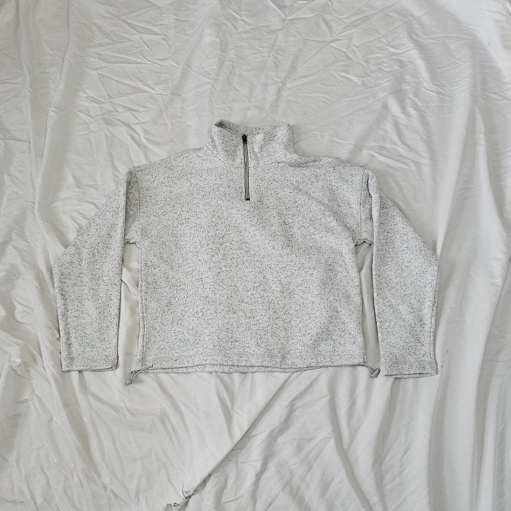 Grey Quater Zip Thread Supply Women's S